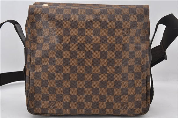 Authentic Louis Vuitton Damier Naviglio Shoulder Cross Body Bag N45255 LV 6897E