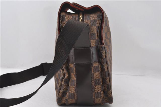 Authentic Louis Vuitton Damier Naviglio Shoulder Cross Body Bag N45255 LV 6897E