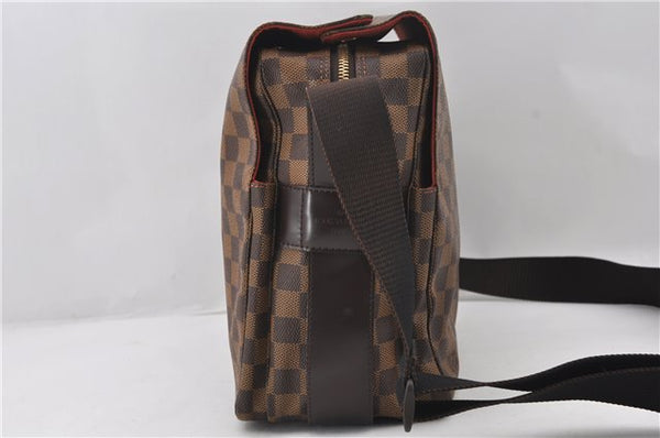 Authentic Louis Vuitton Damier Naviglio Shoulder Cross Body Bag N45255 LV 6897E