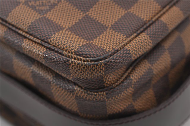 Authentic Louis Vuitton Damier Naviglio Shoulder Cross Body Bag N45255 LV 6897E