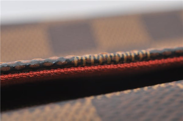 Authentic Louis Vuitton Damier Naviglio Shoulder Cross Body Bag N45255 LV 6897E