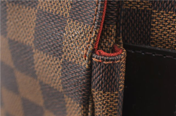 Authentic Louis Vuitton Damier Naviglio Shoulder Cross Body Bag N45255 LV 6897E