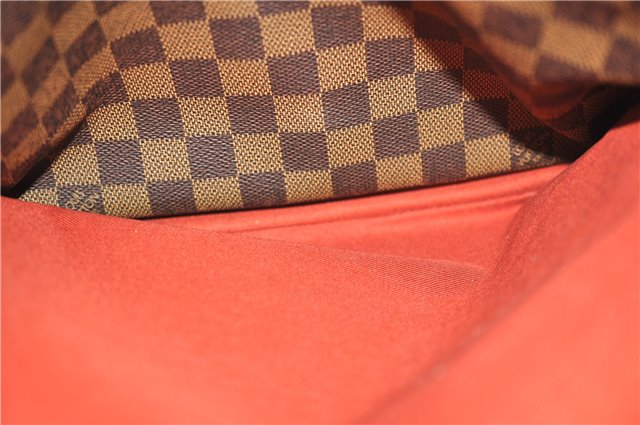 Authentic Louis Vuitton Damier Naviglio Shoulder Cross Body Bag N45255 LV 6897E