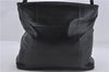 Authentic PRADA Leather NAPPA PIEGHE Shoulder Hand Bag Purse Black 6898D