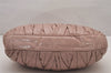 Authentic MIU MIU Vintage Matelasse Leather 2Way Shoulder Hand Bag Pink 6898I