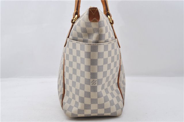 Authentic Louis Vuitton Damier Azur Totally MM Tote Bag N51262 LV 6899E
