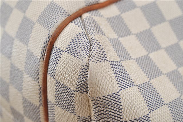 Authentic Louis Vuitton Damier Azur Totally MM Tote Bag N51262 LV 6899E