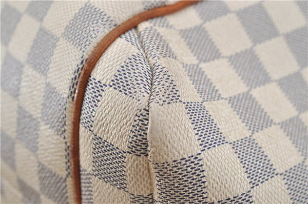 Authentic Louis Vuitton Damier Azur Totally MM Tote Bag N51262 LV 6899E