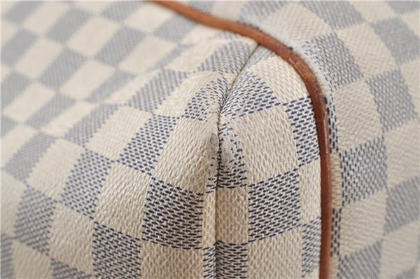 Authentic Louis Vuitton Damier Azur Totally MM Tote Bag N51262 LV 6899E