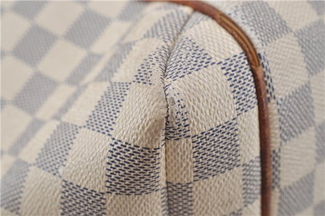 Authentic Louis Vuitton Damier Azur Totally MM Tote Bag N51262 LV 6899E