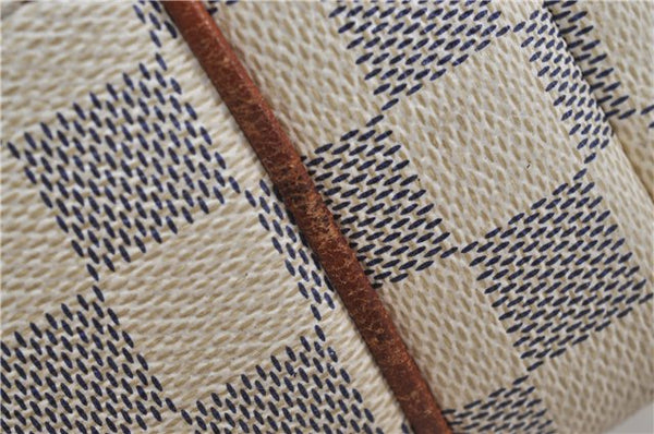 Authentic Louis Vuitton Damier Azur Totally MM Tote Bag N51262 LV 6899E