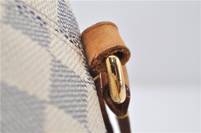 Authentic Louis Vuitton Damier Azur Totally MM Tote Bag N51262 LV 6899E