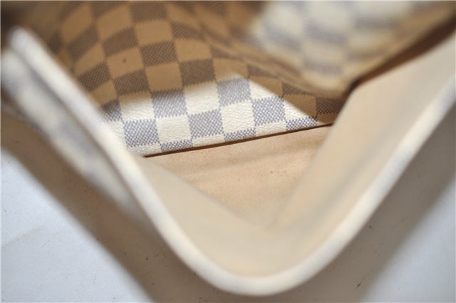 Authentic Louis Vuitton Damier Azur Totally MM Tote Bag N51262 LV 6899E