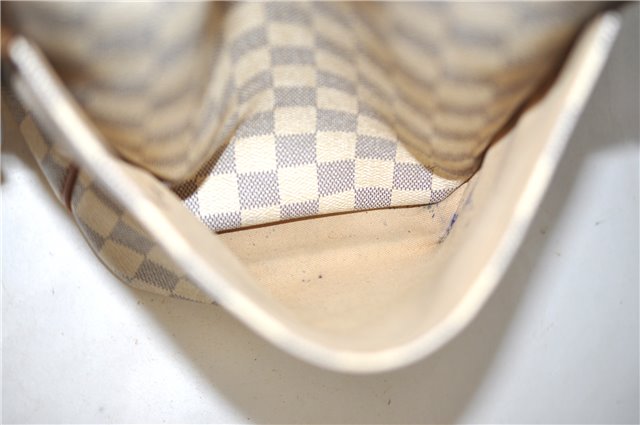 Authentic Louis Vuitton Damier Azur Totally MM Tote Bag N51262 LV 6899E