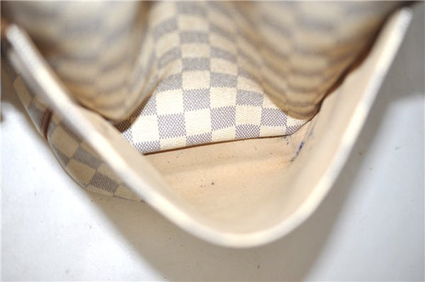 Authentic Louis Vuitton Damier Azur Totally MM Tote Bag N51262 LV 6899E