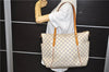 Authentic Louis Vuitton Damier Azur Totally MM Tote Bag N51262 LV 6899E