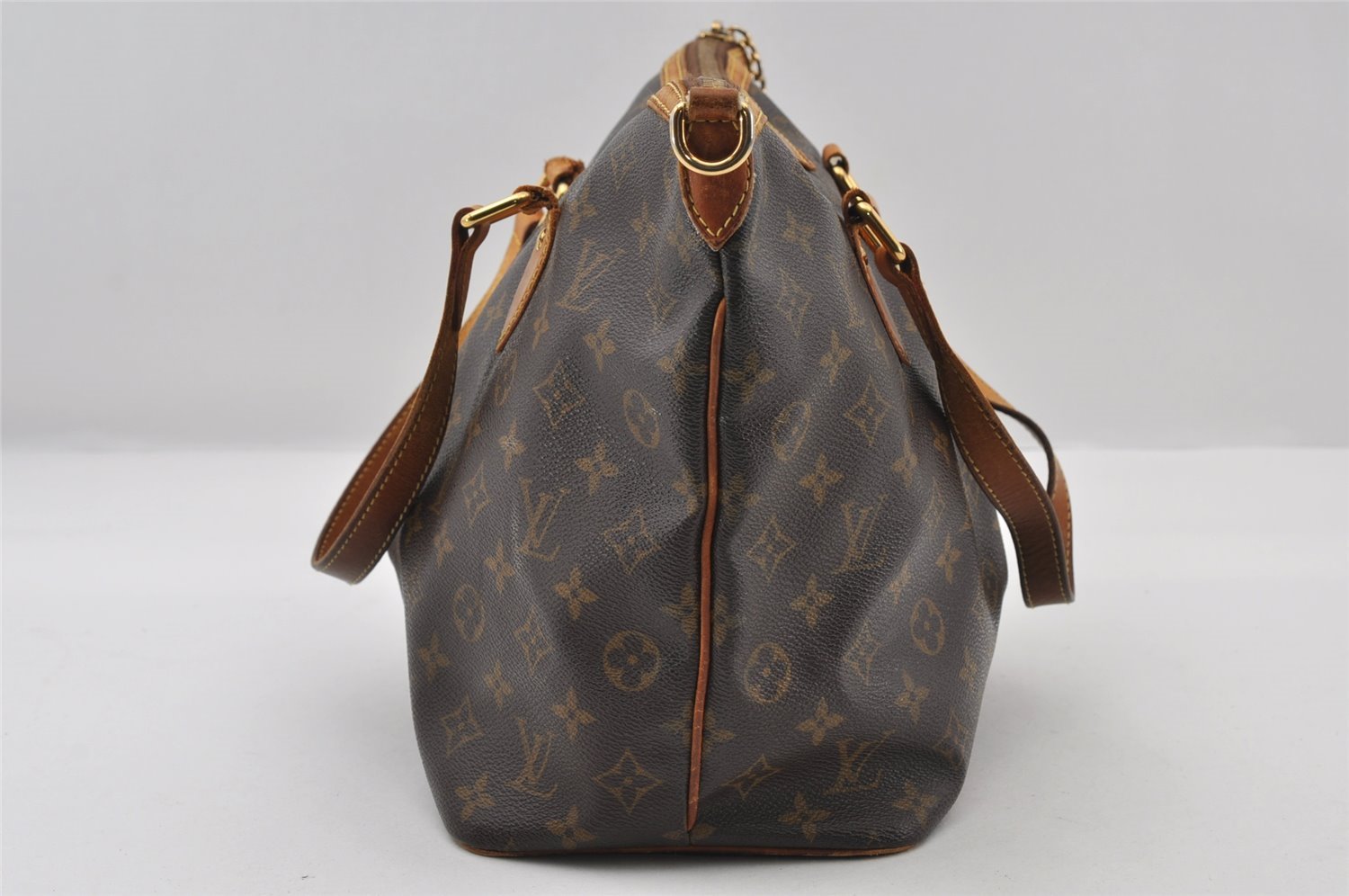 Authentic Louis Vuitton Monogram Palermo PM Shoulder Tote Bag M40145 LV 6900I