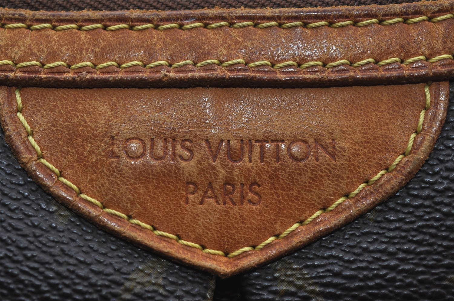 Authentic Louis Vuitton Monogram Palermo PM Shoulder Tote Bag M40145 LV 6900I