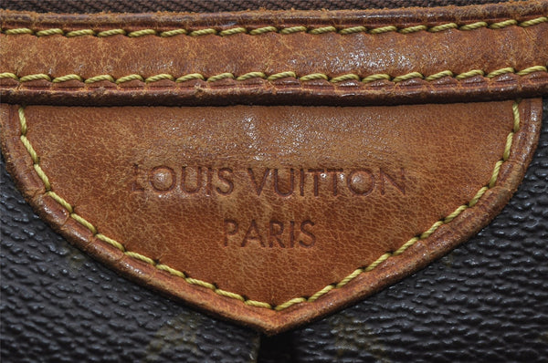 Authentic Louis Vuitton Monogram Palermo PM Shoulder Tote Bag M40145 LV 6900I