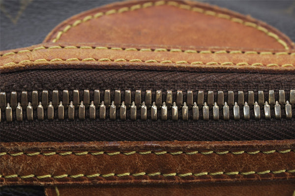 Authentic Louis Vuitton Monogram Palermo PM Shoulder Tote Bag M40145 LV 6900I