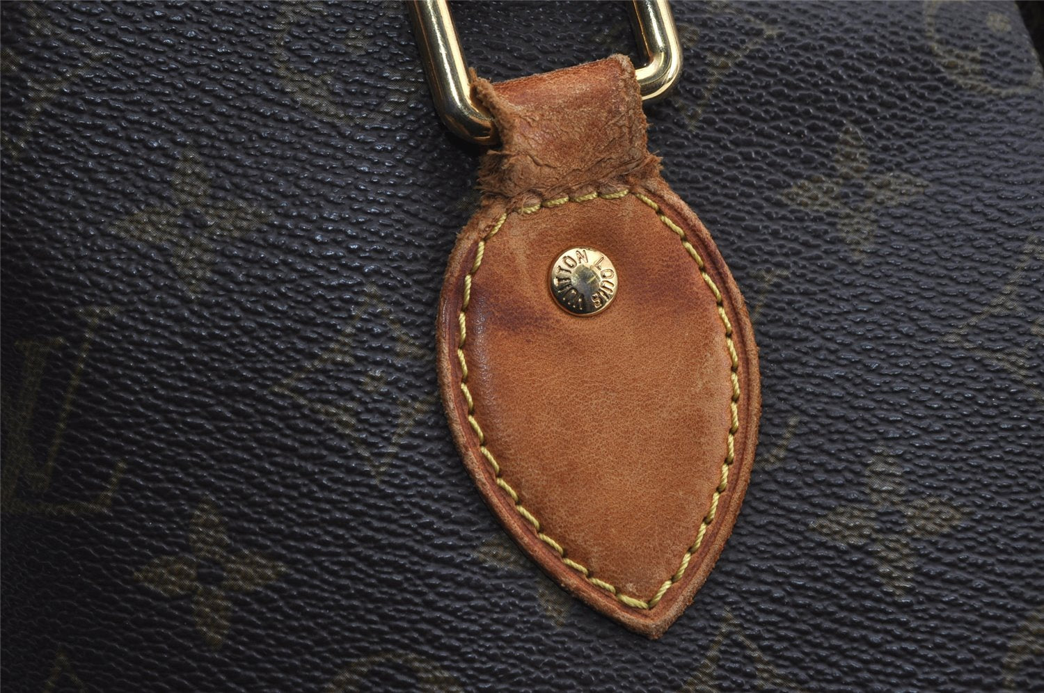 Authentic Louis Vuitton Monogram Palermo PM Shoulder Tote Bag M40145 LV 6900I