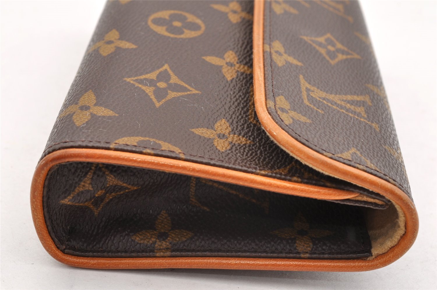 Auth Louis Vuitton Monogram Pochette Florentine Pouch Waist Bag M51855 LV 6901I