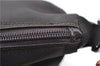 Authentic GUCCI Vintage Bamboo 2Way Shoulder Hand Bag Nylon Leather Brown 6904E