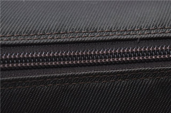 Authentic GUCCI Vintage Bamboo 2Way Shoulder Hand Bag Nylon Leather Brown 6904E