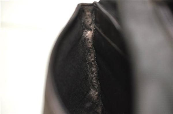 Authentic GUCCI Vintage Bamboo 2Way Shoulder Hand Bag Nylon Leather Brown 6904E