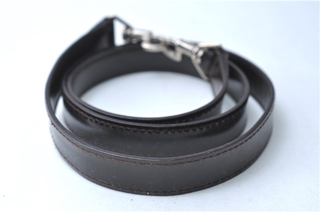 Authentic GUCCI Vintage Bamboo 2Way Shoulder Hand Bag Nylon Leather Brown 6904E