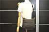 Authentic GUCCI Vintage Bamboo 2Way Shoulder Hand Bag Nylon Leather Brown 6904E