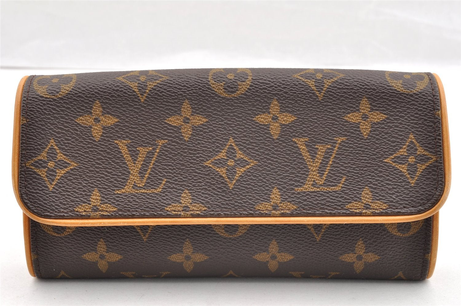Authentic Louis Vuitton Monogram Pochette Twin PM Shoulder Bag M51854 LV 6904I