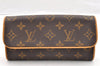 Authentic Louis Vuitton Monogram Pochette Twin PM Shoulder Bag M51854 LV 6904I