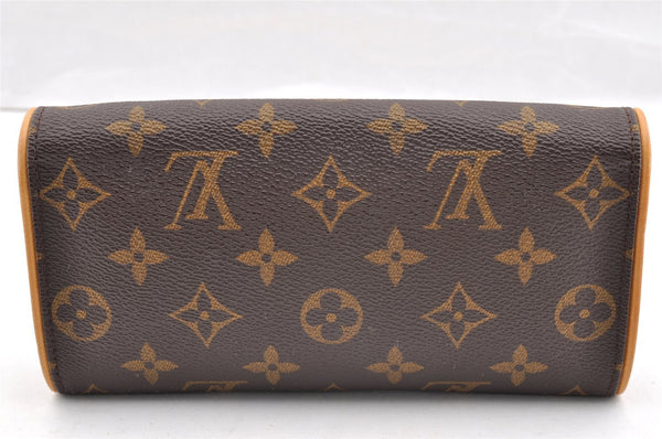 Authentic Louis Vuitton Monogram Pochette Twin PM Shoulder Bag M51854 LV 6904I