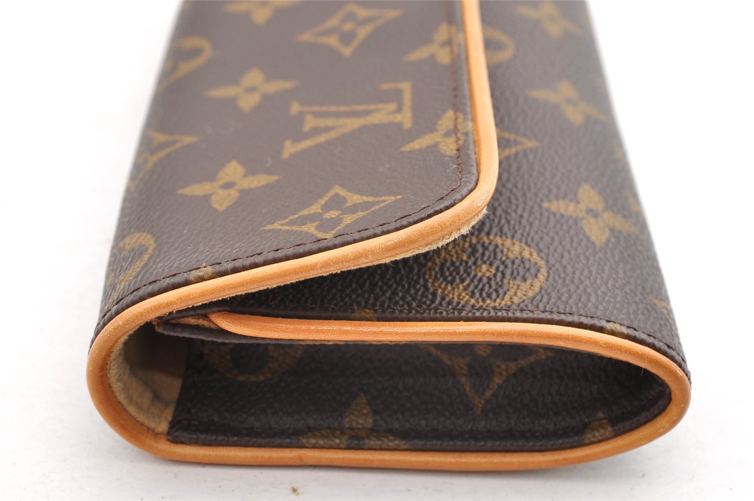 Authentic Louis Vuitton Monogram Pochette Twin PM Shoulder Bag M51854 LV 6904I