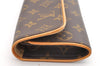 Authentic Louis Vuitton Monogram Pochette Twin PM Shoulder Bag M51854 LV 6904I