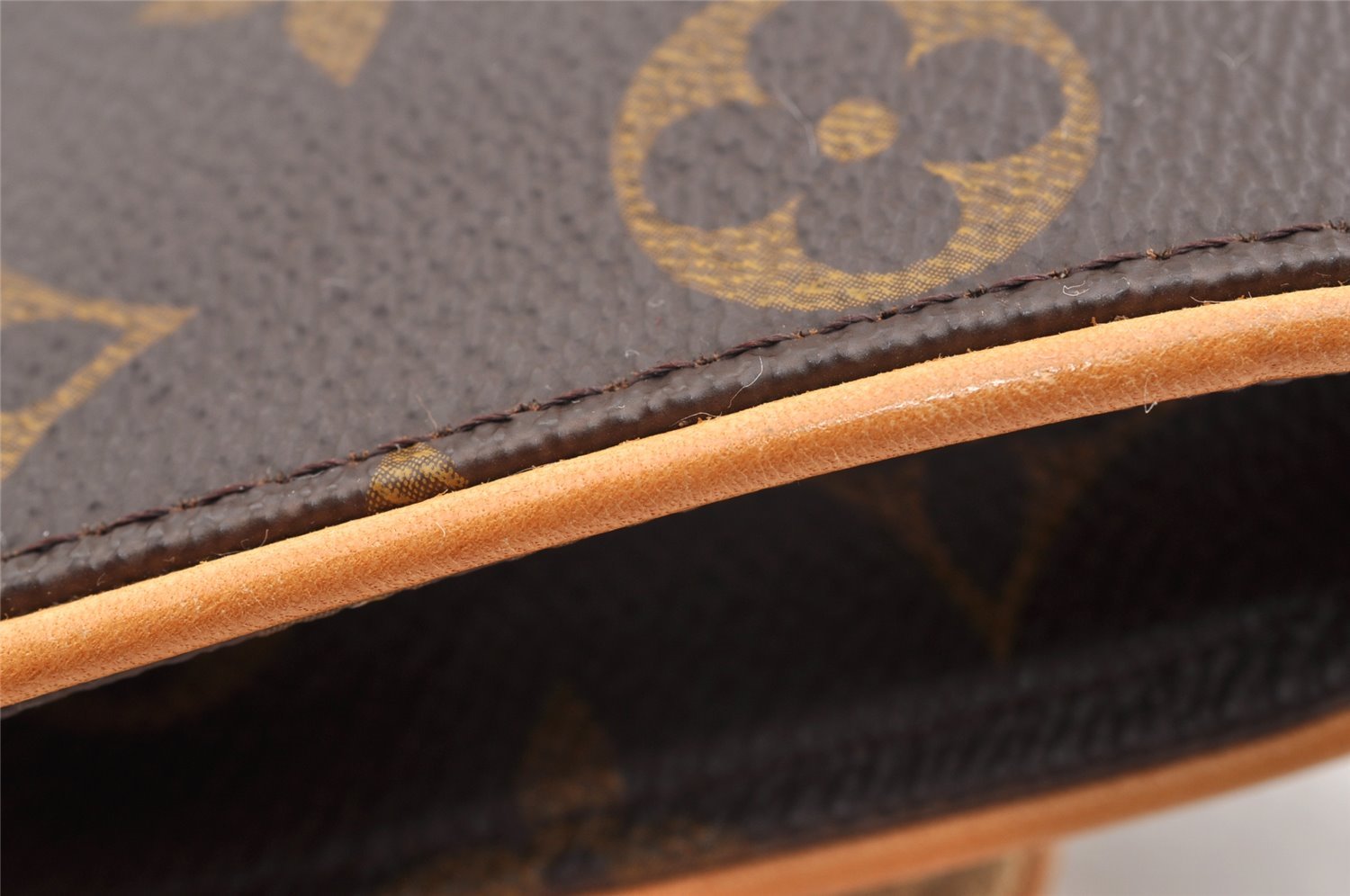 Authentic Louis Vuitton Monogram Pochette Twin PM Shoulder Bag M51854 LV 6904I