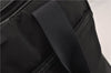 Authentic PRADA Nylon Tessuto 2Way Shoulder Boston Bag Black 6905F