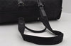 Authentic PRADA Vintage Nylon Tessuto Leather 2Way Travel Boston Bag Black 6905I