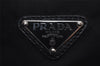 Authentic PRADA Vintage Nylon Tessuto Leather 2Way Travel Boston Bag Black 6905I