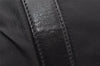 Authentic PRADA Vintage Nylon Tessuto Leather 2Way Travel Boston Bag Black 6905I