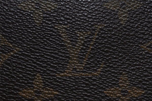 Authentic Louis Vuitton Monogram Porte Documents Senateur M53335 Briefcase 6906I