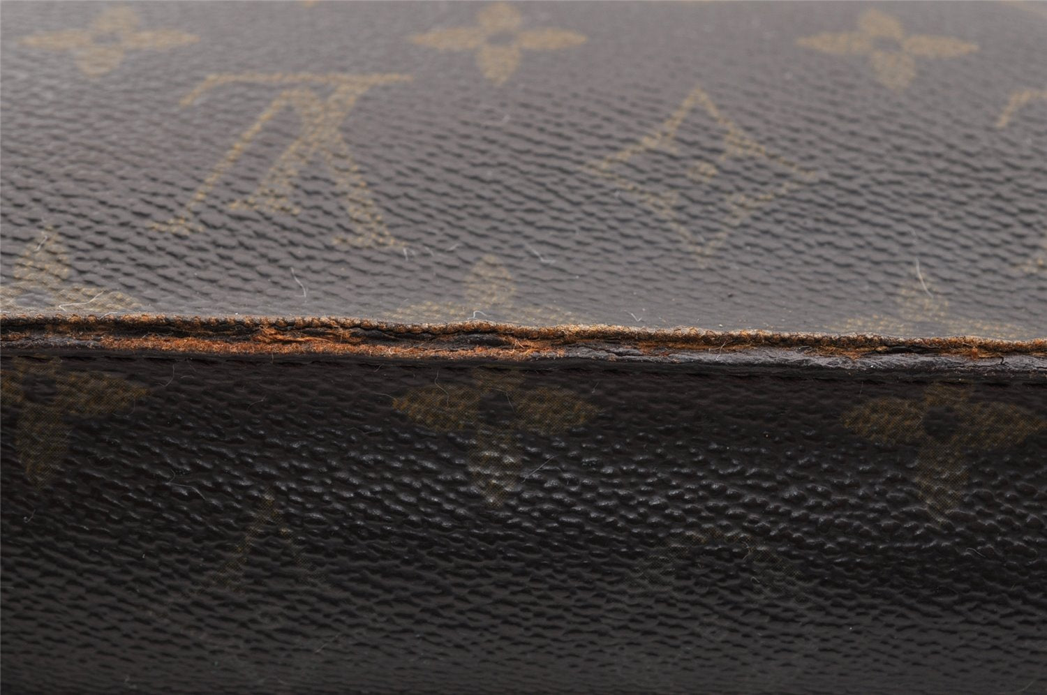 Authentic Louis Vuitton Monogram Porte Documents Senateur M53335 Briefcase 6906I