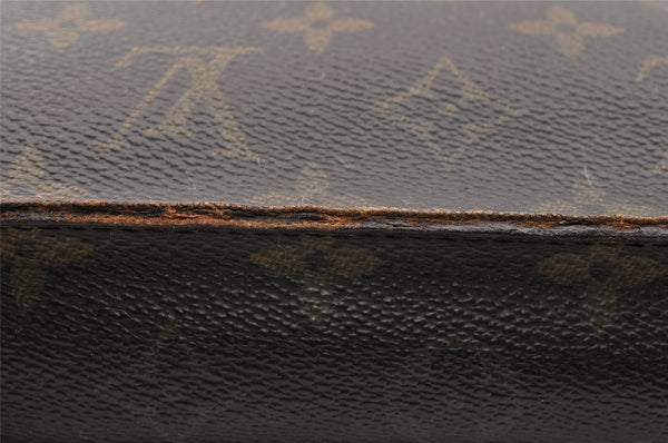 Authentic Louis Vuitton Monogram Porte Documents Senateur M53335 Briefcase 6906I