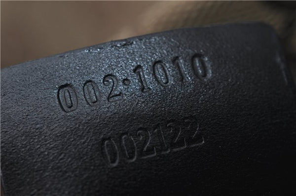 Authentic GUCCI Vintage Bamboo Hand Bag GG Canvas Leather 0021010 Brown 6907E