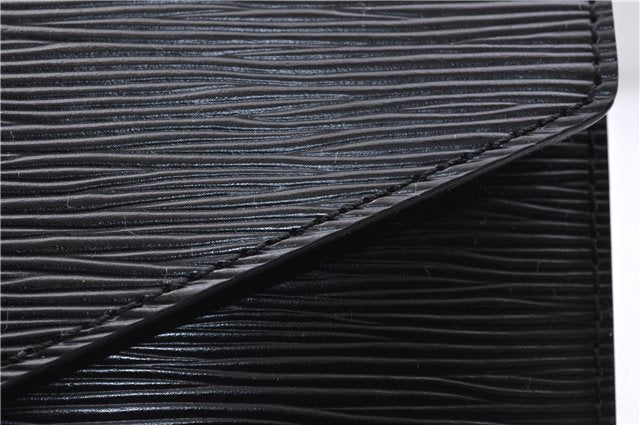 Authentic LOUIS VUITTON Epi Concorde Hand Bag Black M52132 LV 6908C