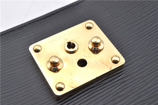 Authentic LOUIS VUITTON Epi Concorde Hand Bag Black M52132 LV 6908C