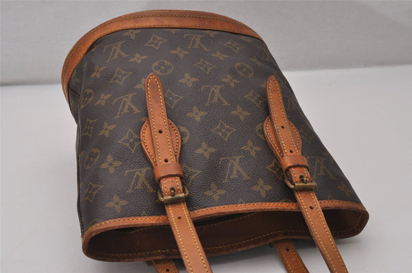 Authentic Louis Vuitton Monogram Bucket PM Shoulder Tote Bag Old Model LV 6908I