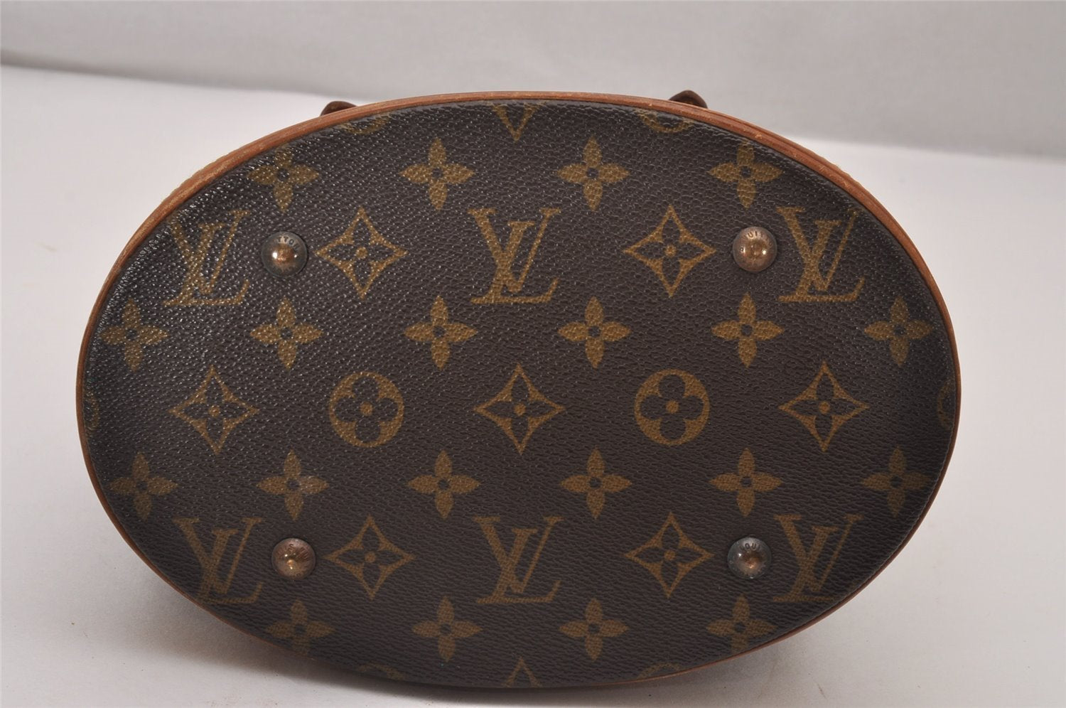 Authentic Louis Vuitton Monogram Bucket PM Shoulder Tote Bag Old Model LV 6908I