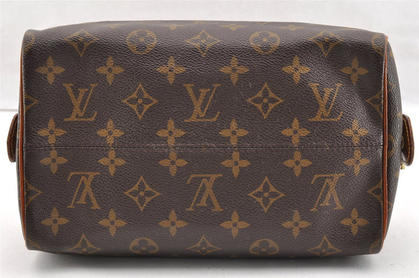 Authentic Louis Vuitton Monogram Trousse Patte Pression Pouch M47636 Junk 6909I